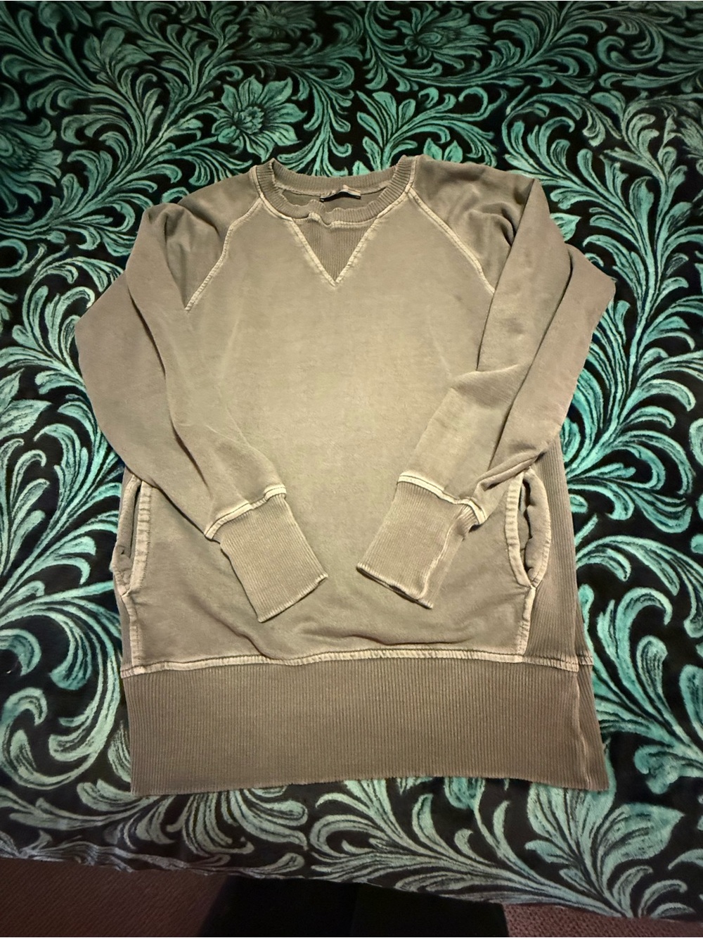 Blue/grey zenana hoodie